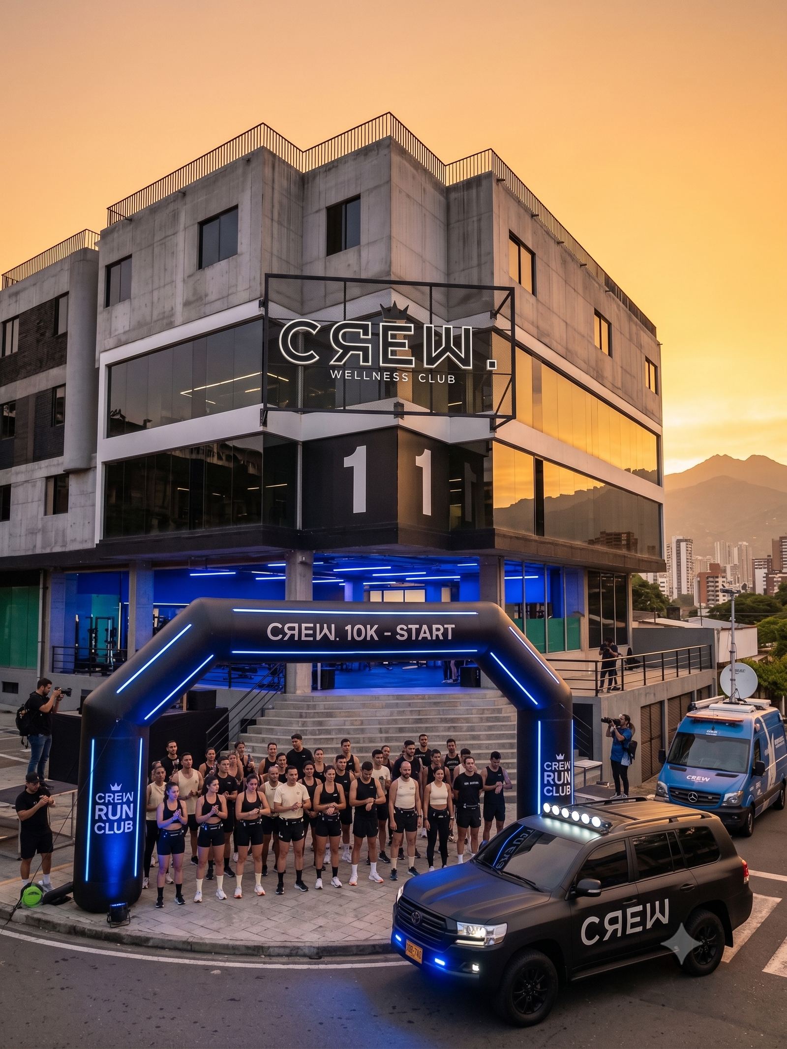 Running de apertura CREW Refugio al amanecer